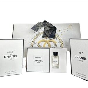 Chanel Gardenia, Le Lion de Chanel & 1957 Les Exclusifs samples